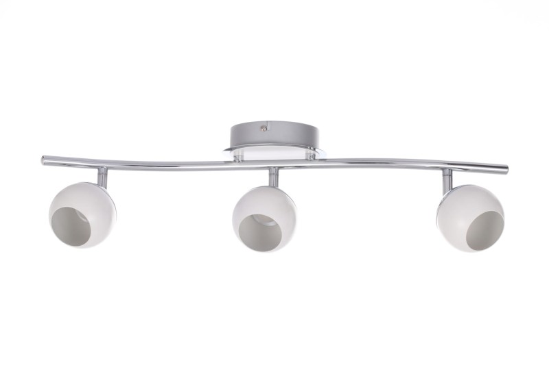 ROB-3 biały+chrom lampa sufitowa spot LED 3x4W