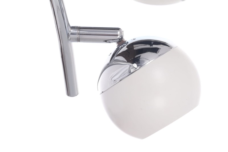 ROB-3 biały+chrom lampa sufitowa spot LED 3x4W