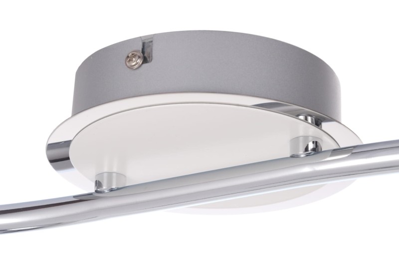 ROB-2 biały+chrom lampa sufitowa spot LED 2x4W