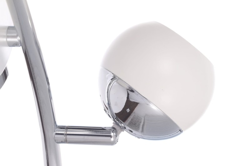 ROB-2 biały+chrom lampa sufitowa spot LED 2x4W
