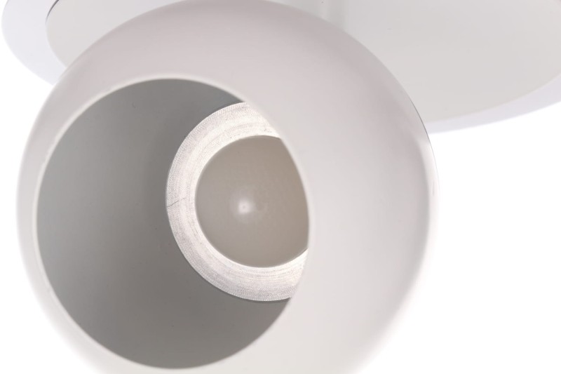 ROB-1 biały+chrom lampa ścienna spot LED 4W