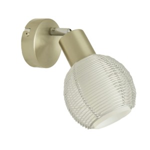 RIGA-1 satyna sufitowa spot ozdobny klosz (podwójny) lampa modern style ↔8,5cm ↕11cm  1xE14 hurt