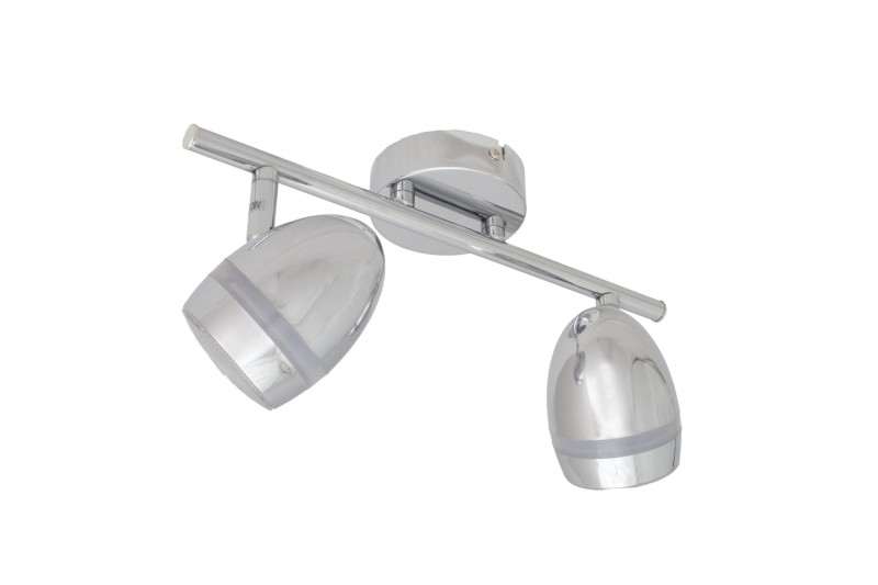 RENNE-2 LED chrom lampa sufitowa spot 6W 3000K