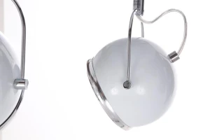 NESTOR-2 biała lampa sufitowa spot klosze kule ruchome styl industrial vintage ↔25cm ↕25cm 2xGU10 hurt
