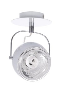 NESTOR-1 satyna lampa ścienna kinkiet spot klosze kule ruchome styl industrial vintage ↔13cm ↕15cm 1xGU10 hurt