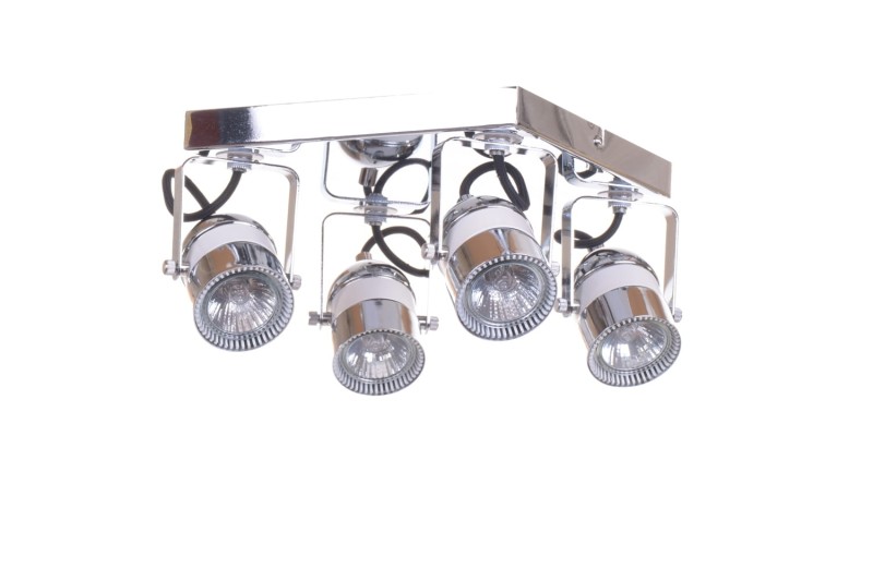 MILLENIUM-4CH chrom+biały lampa  z żar.50W