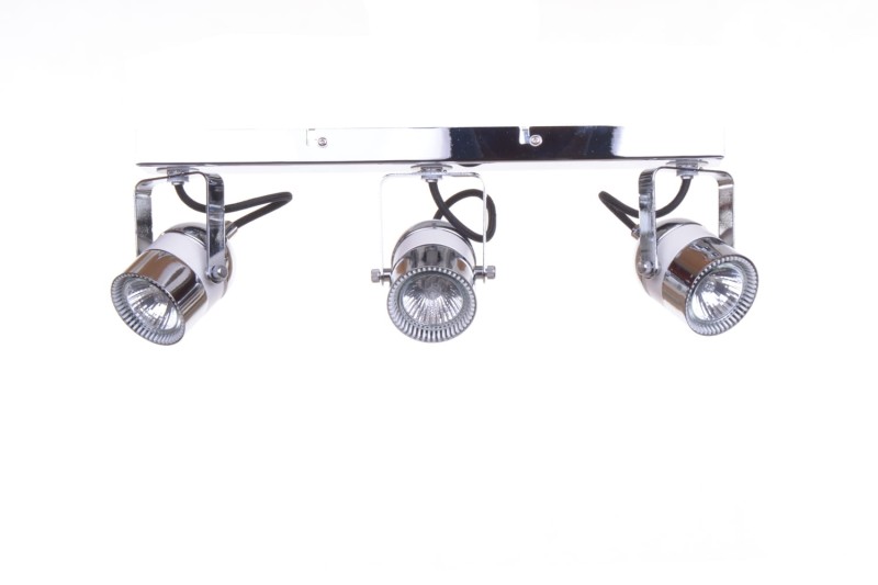 MILLENIUM-3CH chrom+biały lampa  z żar. 50W