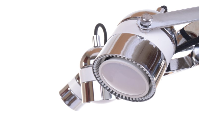 MILLENIUM-3CH chrom+biały lampa  z żar. 50W