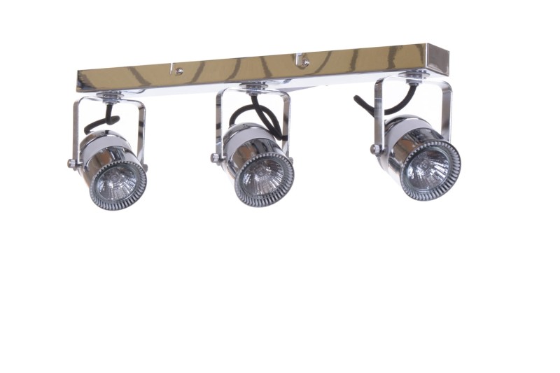 MILLENIUM-3CH chrom+biały lampa  z żar. 50W