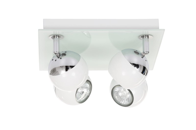 MATT-4R biała+chrom lampa b/ż