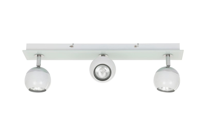 MATT-3R biała+chrom lampa b/ż