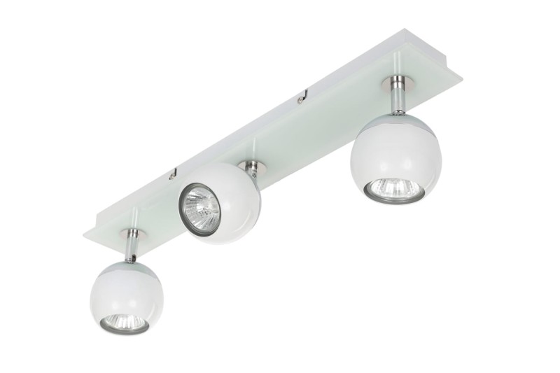 MATT-3R biała+chrom lampa b/ż
