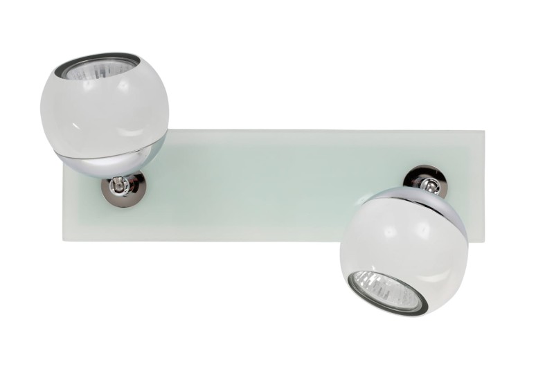 MATT-2R biała+chrom lampa b/ż