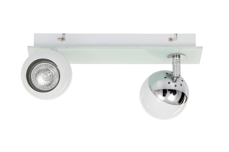 MATT-2R biała+chrom lampa b/ż