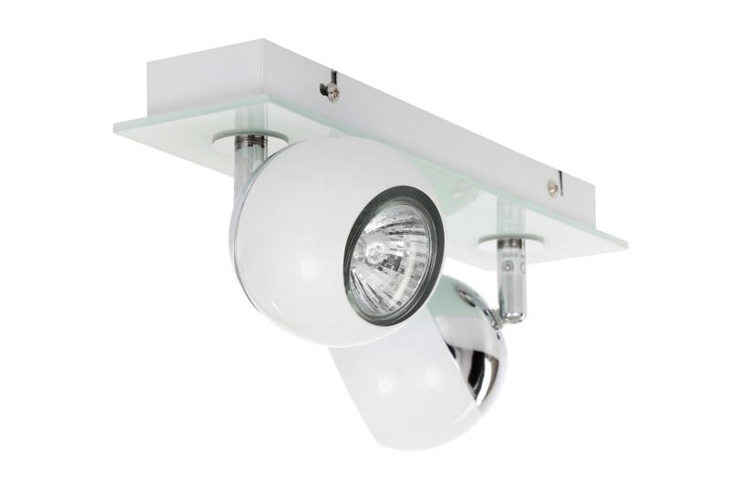 MATT-2R biała+chrom lampa b/ż