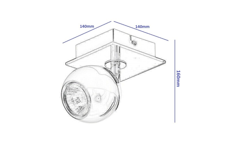 MATT-1R biała+chrom lampa b/ż