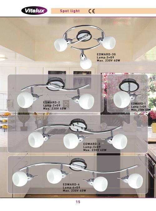 EDWARD-1 chrom lampa