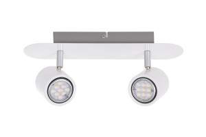 BONO-2 LED biała lampa sufitowa ścienna kinkiet spot 9W 810lm 3000K  ↔32cm ↕16cm Klasa: G