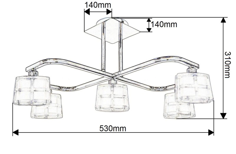 ARSEN-5 chrom lampa