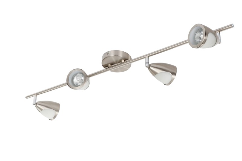 LUKE-4 satynowy nikiel lampa z żar. 50W