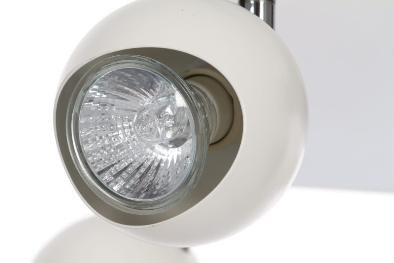 LORENZO-4R spot biały+chrom lampa 4xGU10