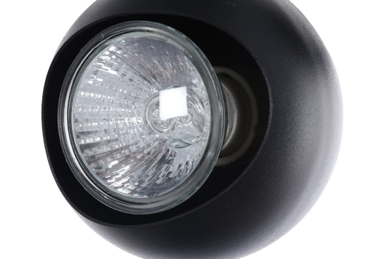 LORENZO-4R  spot czarny+chrom lampa 4xGU10