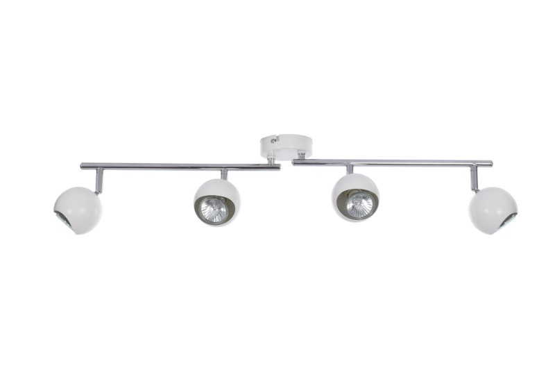 LORENZO-4  spot biały+chrom lampa 4xGU10