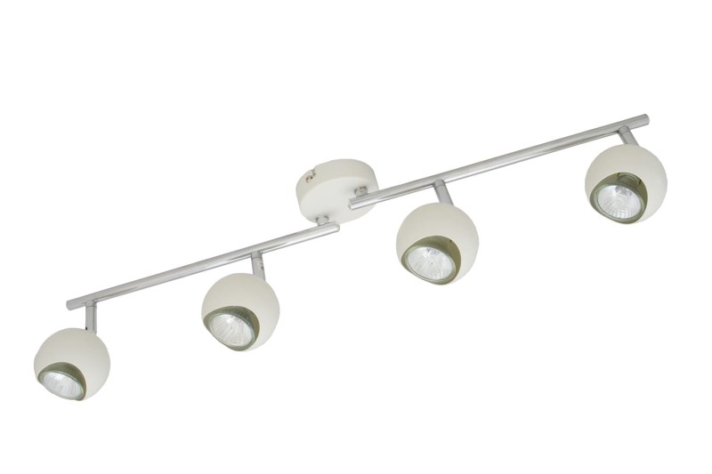 LORENZO-4  spot biały+chrom lampa 4xGU10