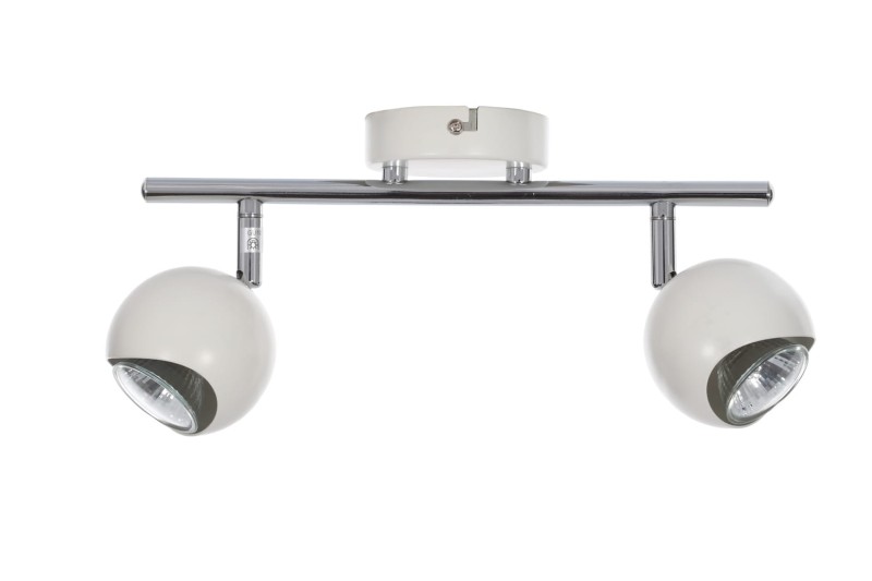 LORENZO-2 spot biały+chrom lampa 2xGU10