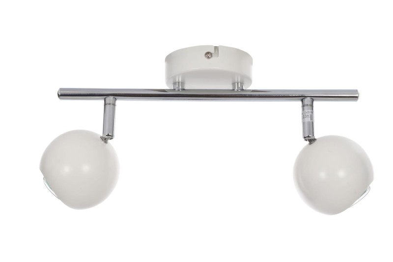 LORENZO-2 spot biały+chrom lampa 2xGU10