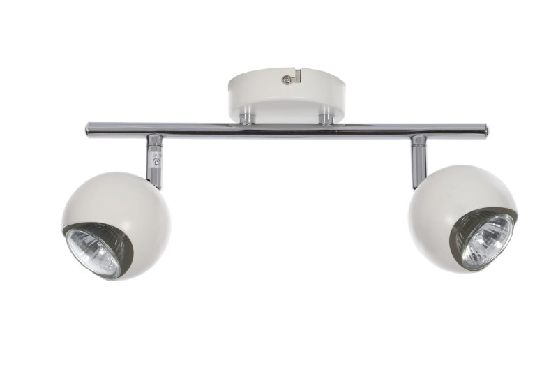 LORENZO-2 spot biały+chrom lampa 2xGU10