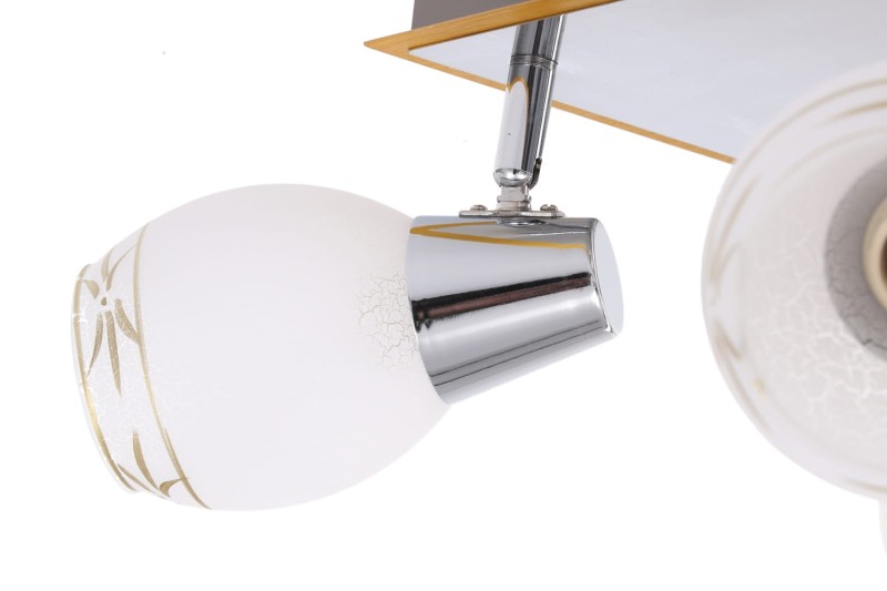 IWAN-4C spot sufitowy gold/chrom lampa
