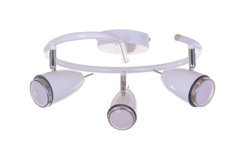 LIBERO-3G spot sufit biała lampa  3xGU10