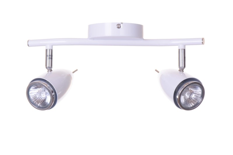 LIBERO-2 spot kinkiet sufit biała lampa 2xGU10