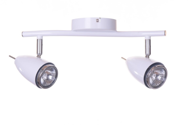 LIBERO-2 spot kinkiet sufit biała lampa 2xGU10