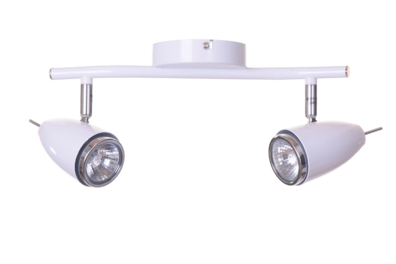 LIBERO-2 spot kinkiet sufit biała lampa 2xGU10