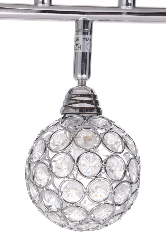 LANCASTER-3 chrom lampa sufitowa spot a’la cristal