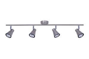 HESTIA-4 satin nickel lampa sufitowa spot 4xGU10