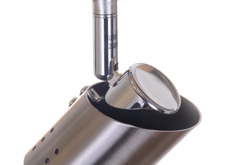 HELIOS-3 satin nickel lampa sufitowa spot 3xGU10
