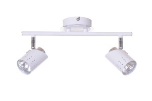 HELIOS-2 biały mat lampa sufitowa spot ruchome klosze 2xGU10  