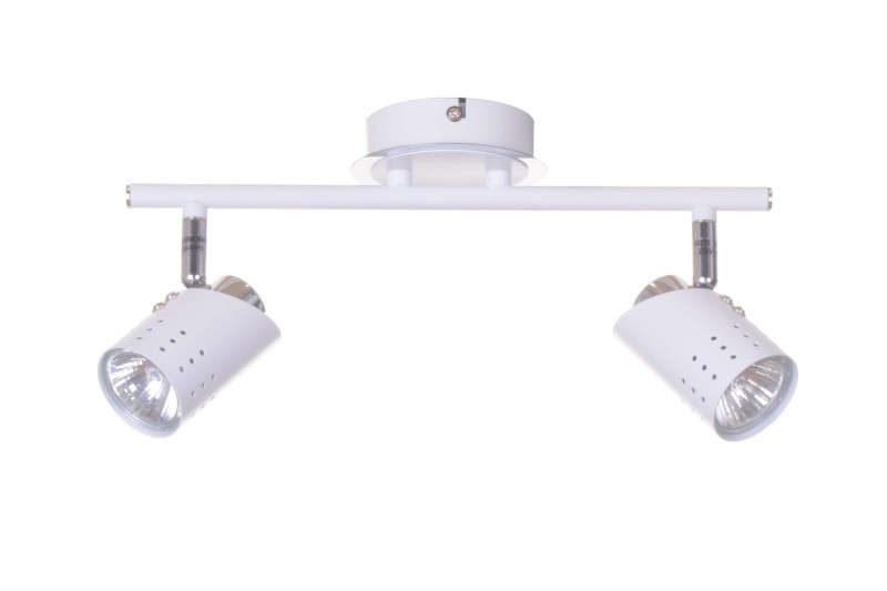 HELIOS-2 biały mat lampa sufitowa spot 2xGU10