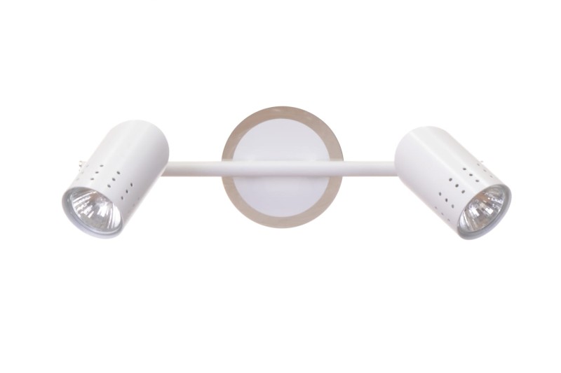 HELIOS-2 biały mat lampa sufitowa spot 2xGU10