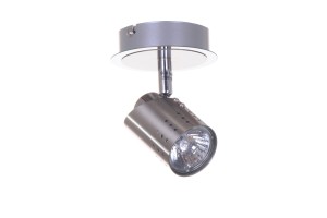HELIOS-1 satin nickel lampa ścienna ruchomy klosz kinkiet spot 1xGU10