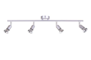 GVEN-4S srebrna lampa sufitowa spot klosze ruchome ↔ 70cm ↕13cm 4xGU10