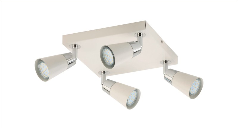 FENIKS-4 biały lampa sufitowa spot 4xGU10
