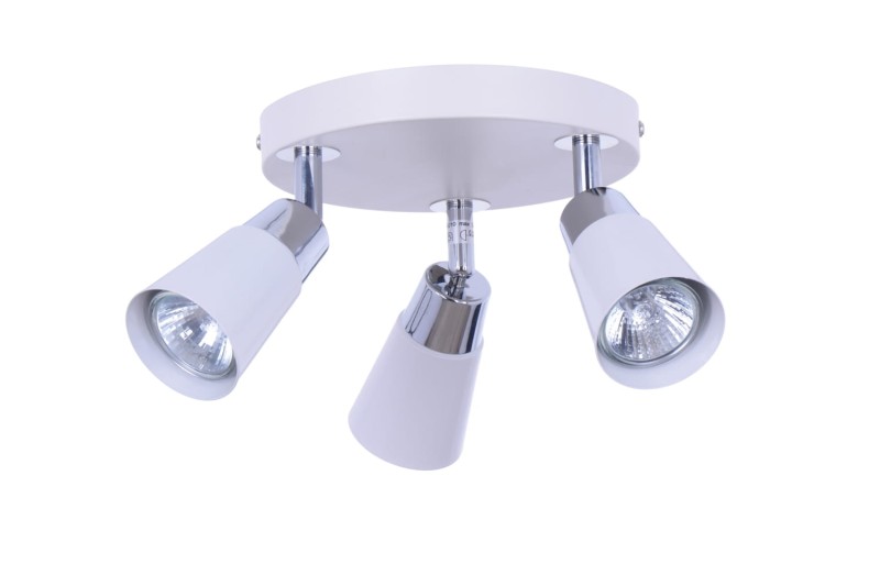 FENIKS-3C biały lampa sufitowa spot 3xGU10