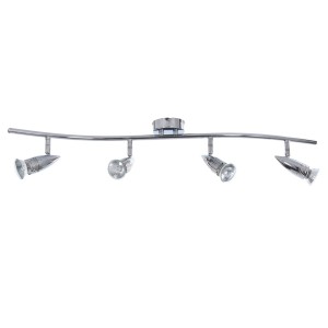 FANNY-4 chrom lampa sufitowa spot klasyk klosz metalowy hit sprzedaży 4xGU10 hurt