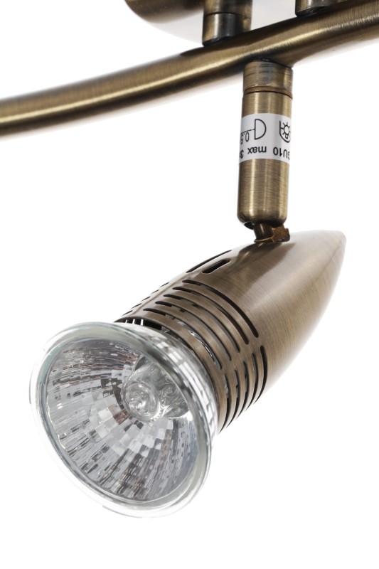 FANNY-3 antyczny mosiądz lampa