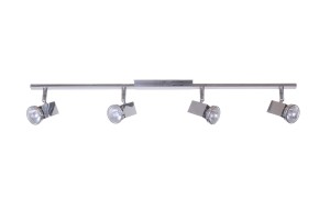 EROS-4 chrom lampa sufitowa spot klosz ruchomy  4xGU10 ↔78cm  ↕12cm