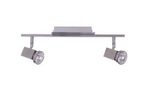 EROS-2 chrom lampa sufitowa spot klosz ruchomy  2xGU10 ↔38cm  ↕12cm